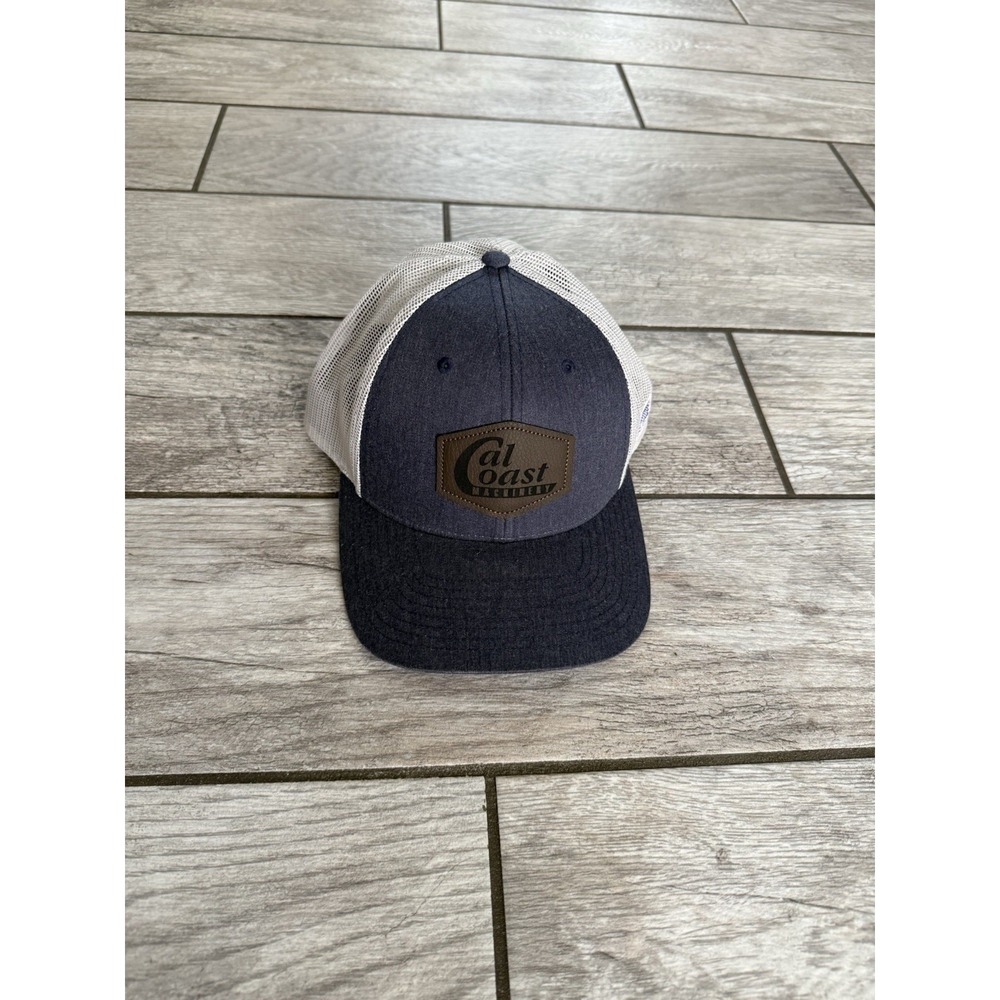 Cal‎ Coast Machinery Richardson 115 Trucker Hat Mesh Snapback USA Flag